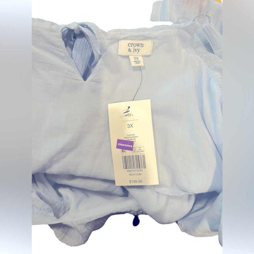 NWT Crown & Ivy tiered maxi dress - Picture 5 of 6